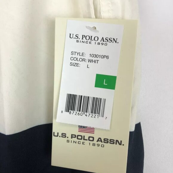 U.S. Polo Assn. Men’s Tri Color 7 Inch Boardshorts Size L - Picture 3 of 3